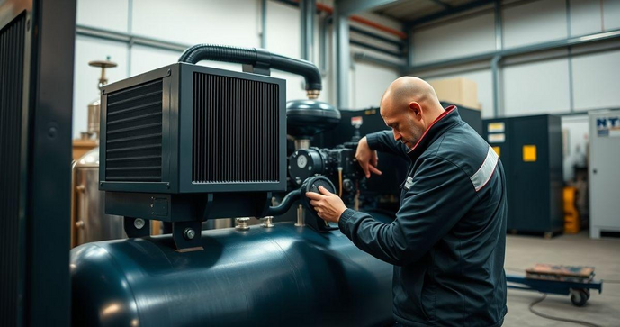 Manutenção de compressores de ar é essencial para garantir eficiência e durabilidade do equipamento