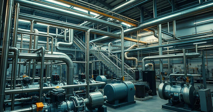 Rede de ar comprimido industrial: como otimizar sua eficiência e segurança